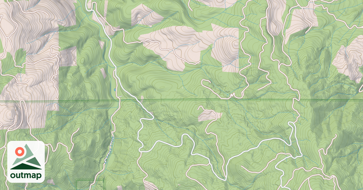 Map of FRENCH PEAK