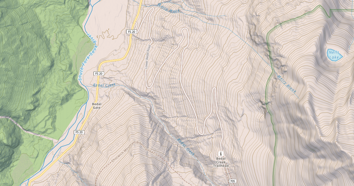 Map preview of LOWER BEDAL