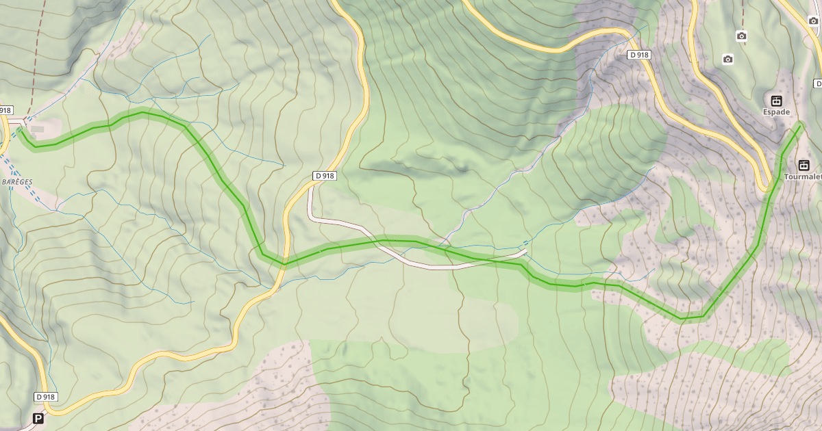 Map preview of Tourmalet