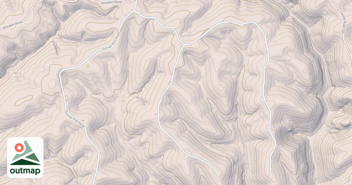 Map of WEST CANEY