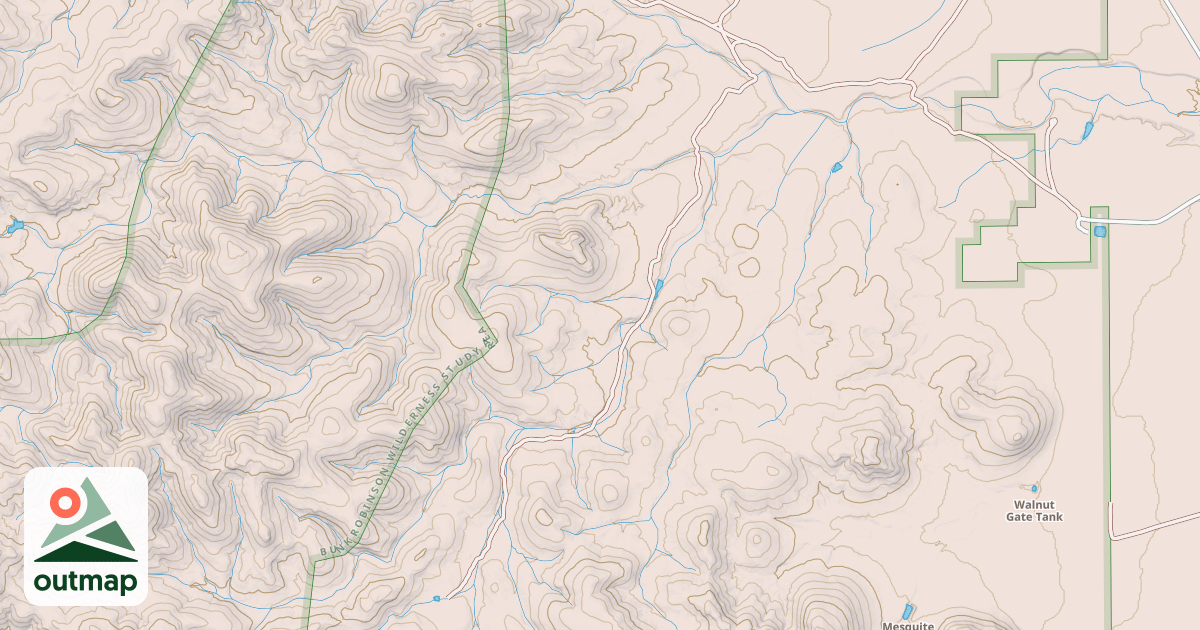 Map of BUCKHORN TANK