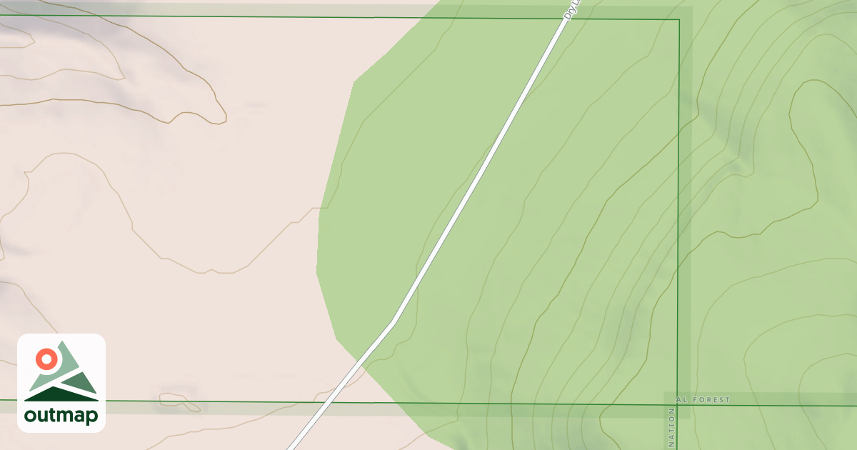 Map of Brianhead Snowmobile Trail