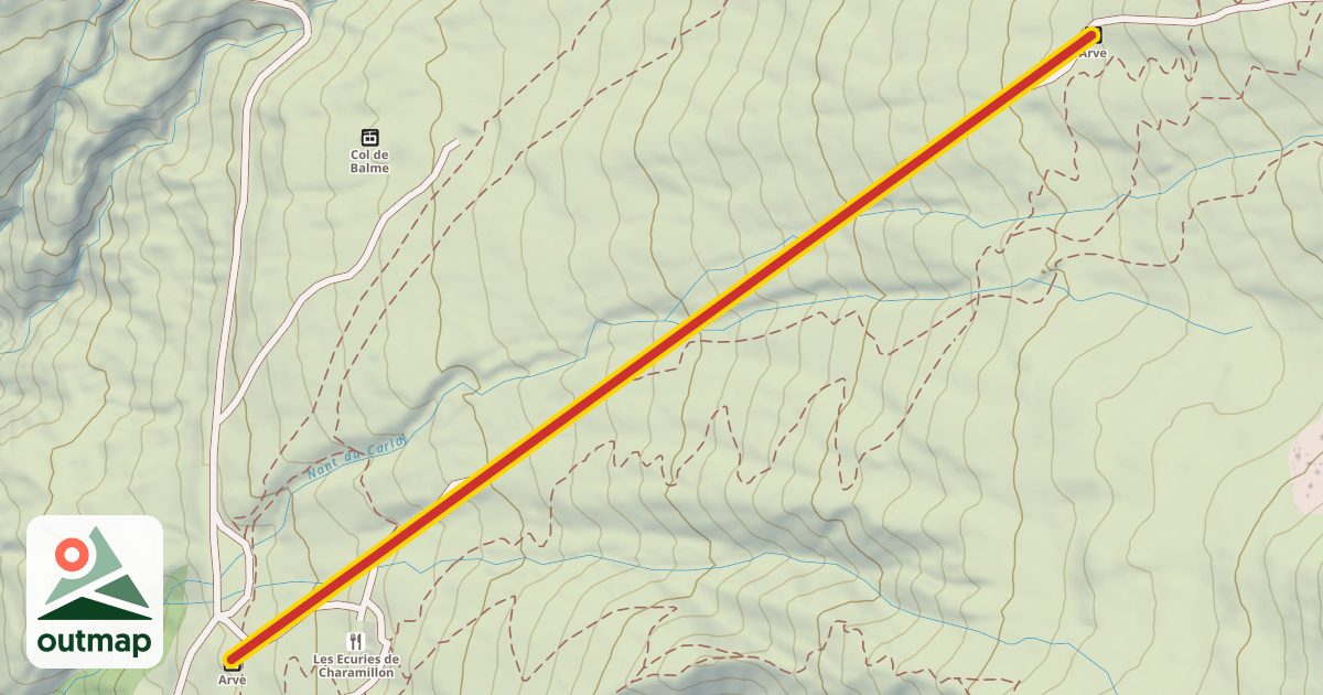 Map of Arve