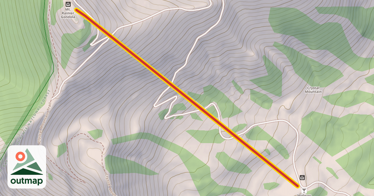 Map of Rainier Express
