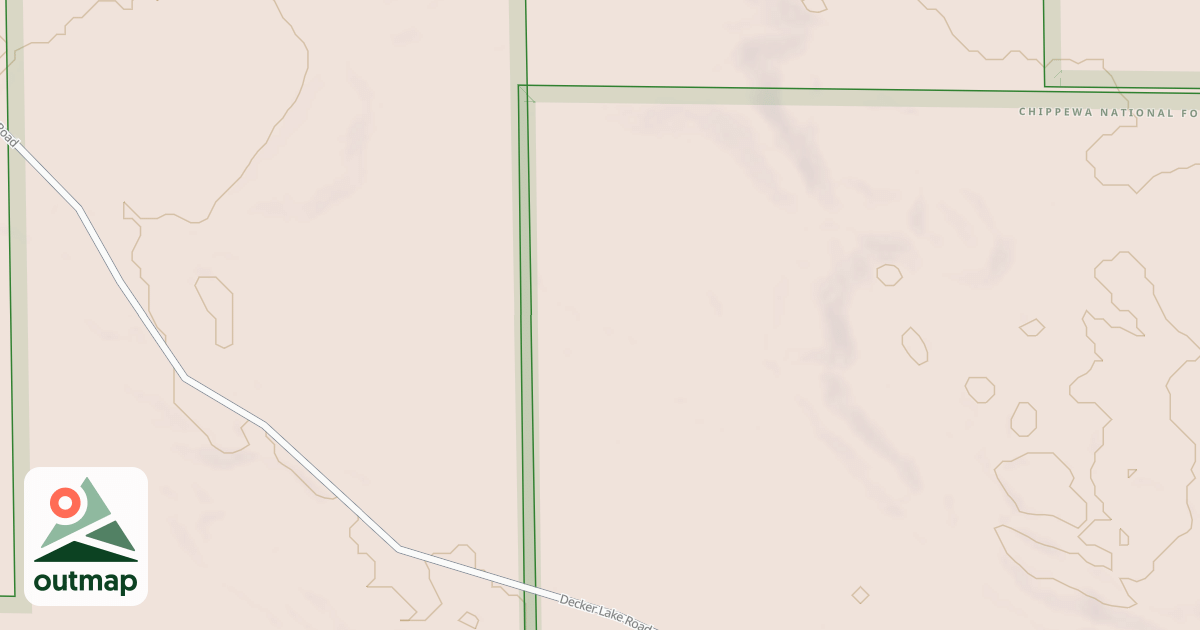 Map of DECKER LAKE SPUR K
