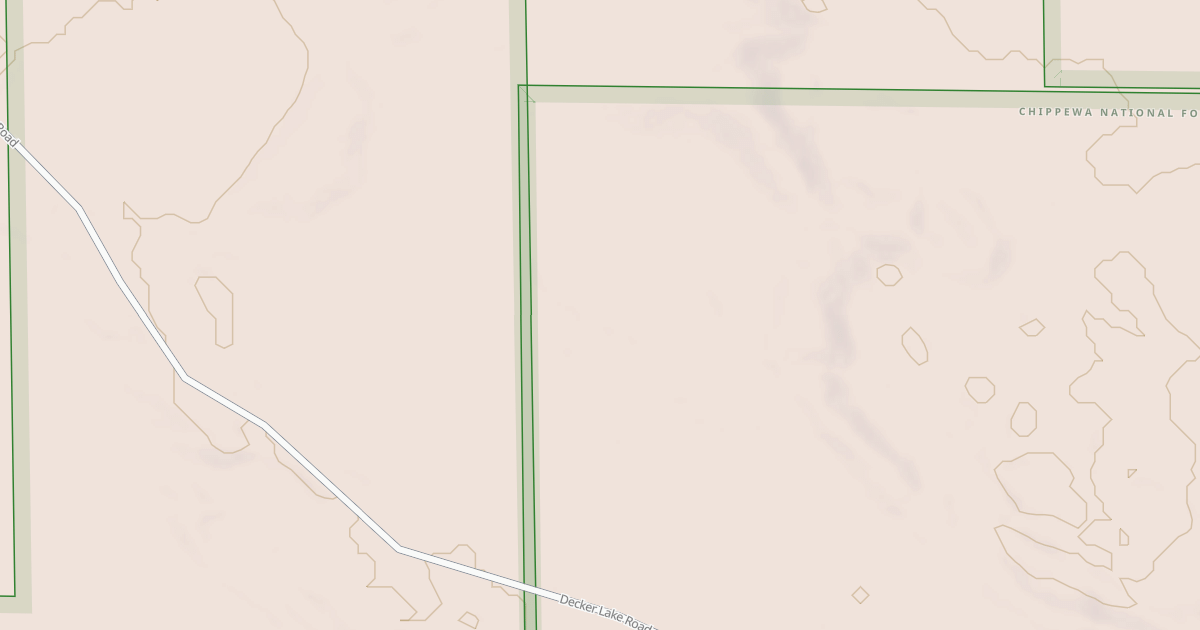 Map preview of DECKER LAKE SPUR K