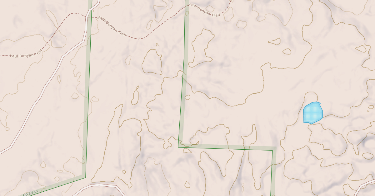 Map preview of EAST HOWARD LAKE RD SPUR 2808