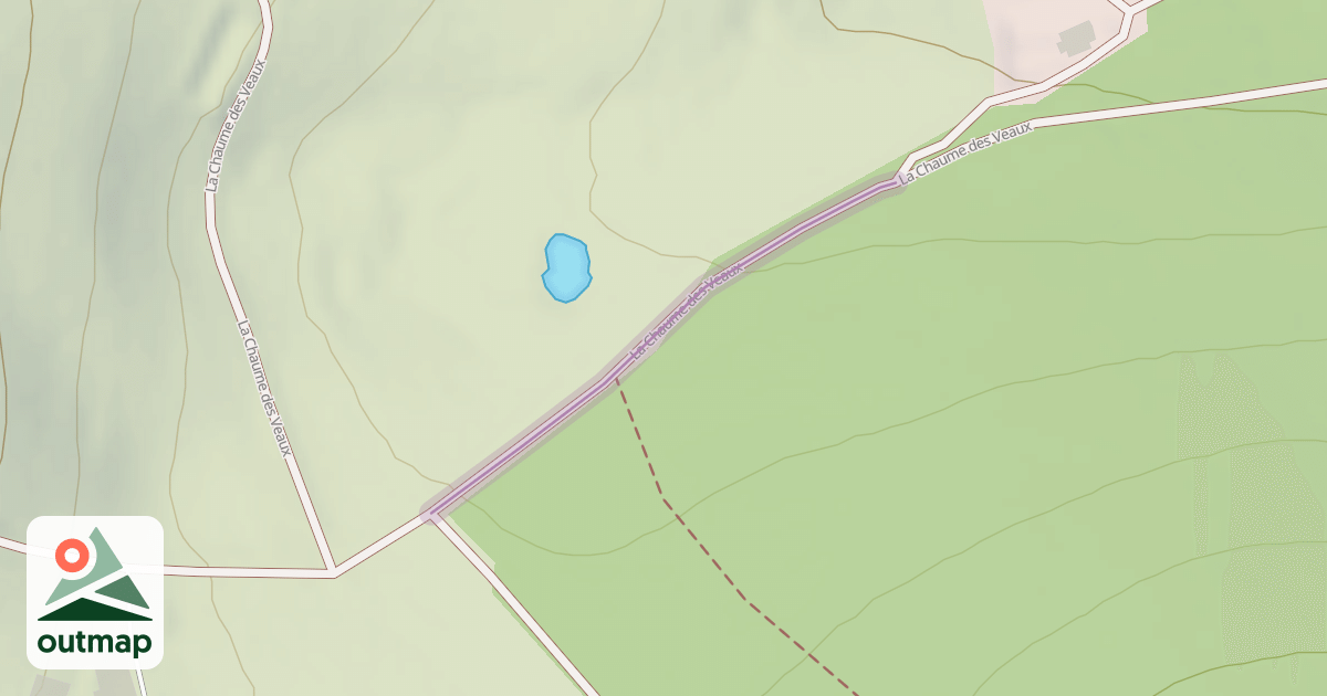 Map of La Chaume des Veaux