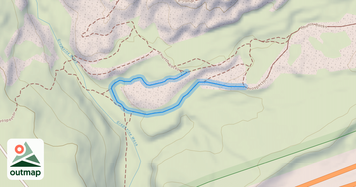 Map of Church Rocks