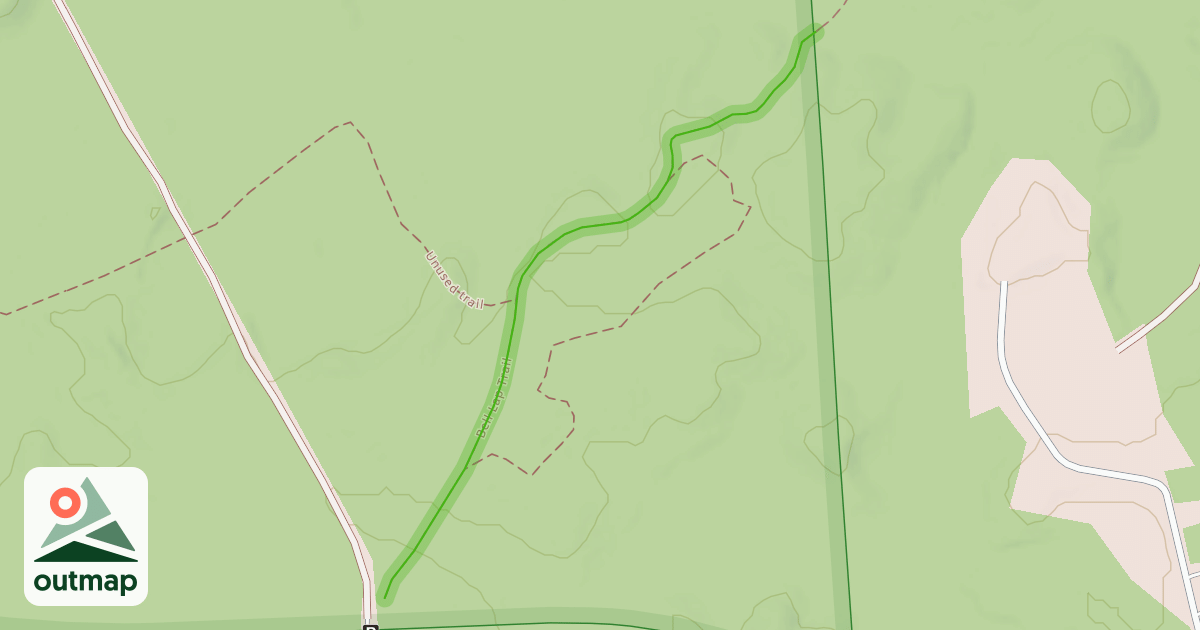 Map of Bell Lap Trail