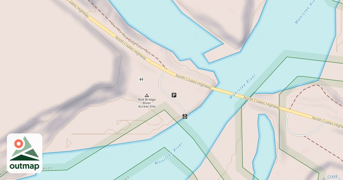 Map of RED BRIDGE RIVER ACCESS