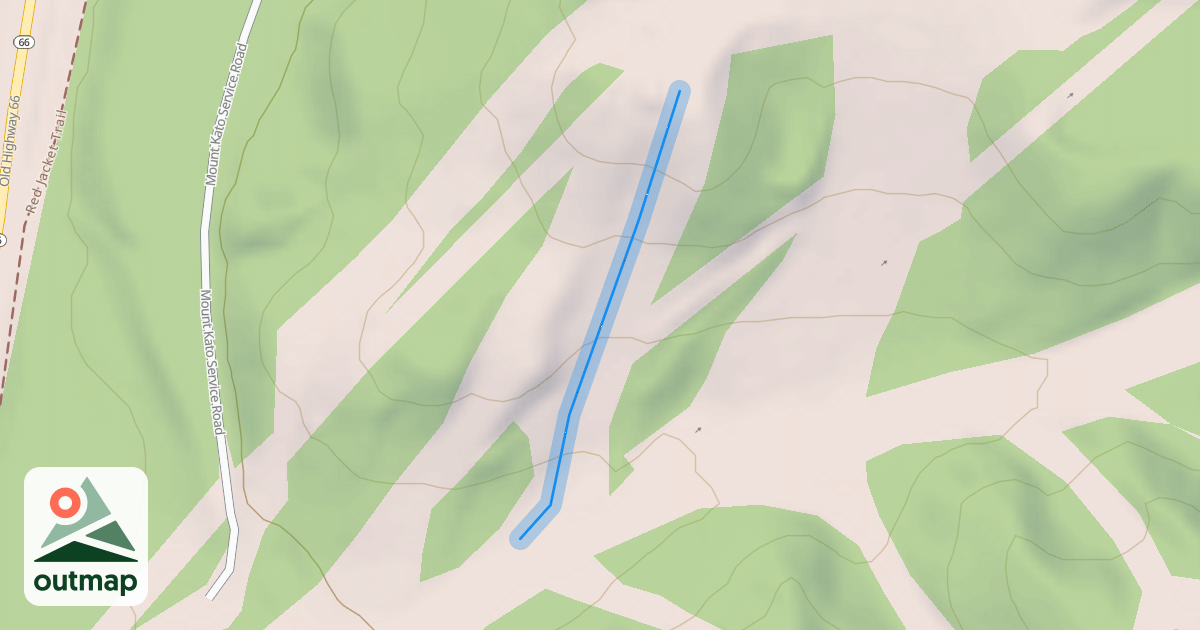 Map of Sleepy Creek Cutoff