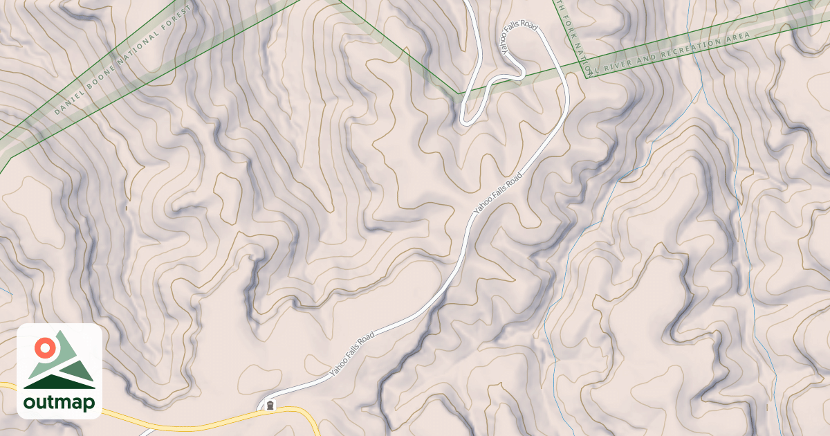Map of YAHOO FALLS RD