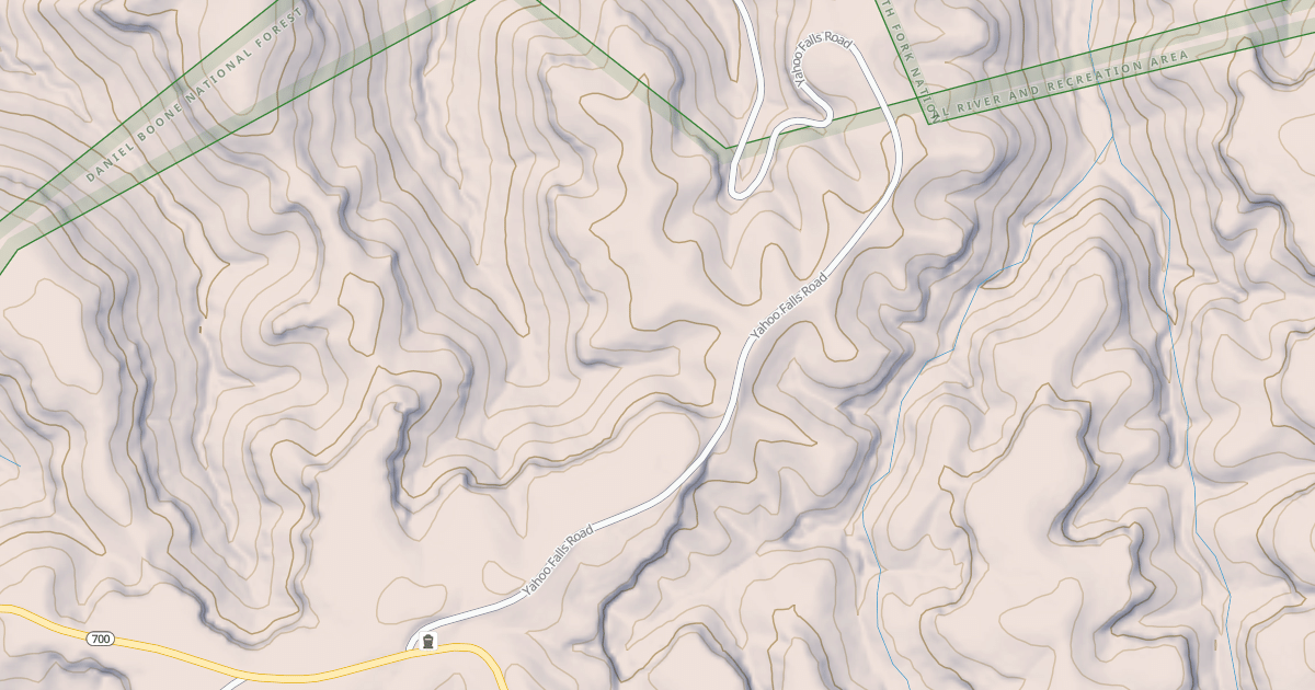 Map preview of YAHOO FALLS RD