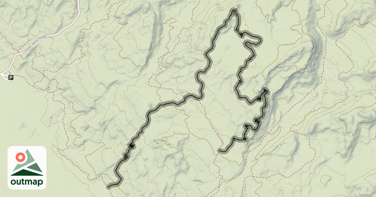 Map of Nome Trail