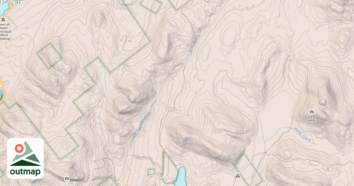 Map of Coulombe Creek Trail