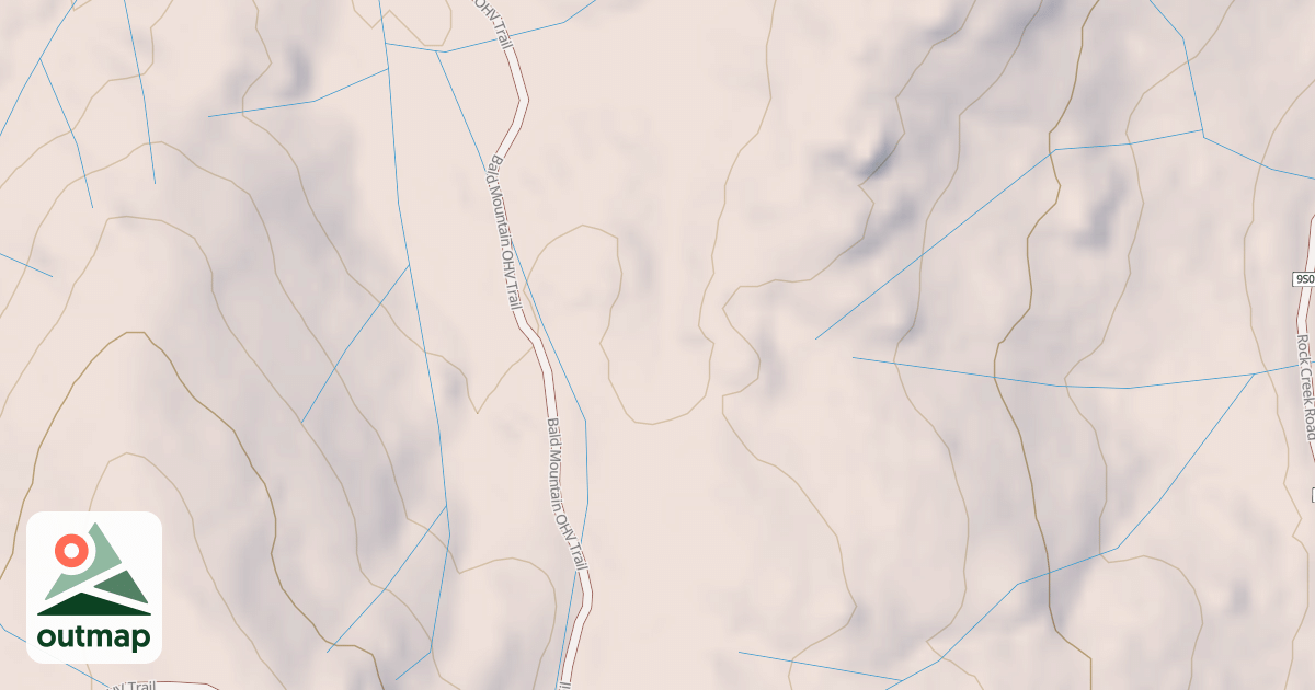 Map of Bald Mountain T5