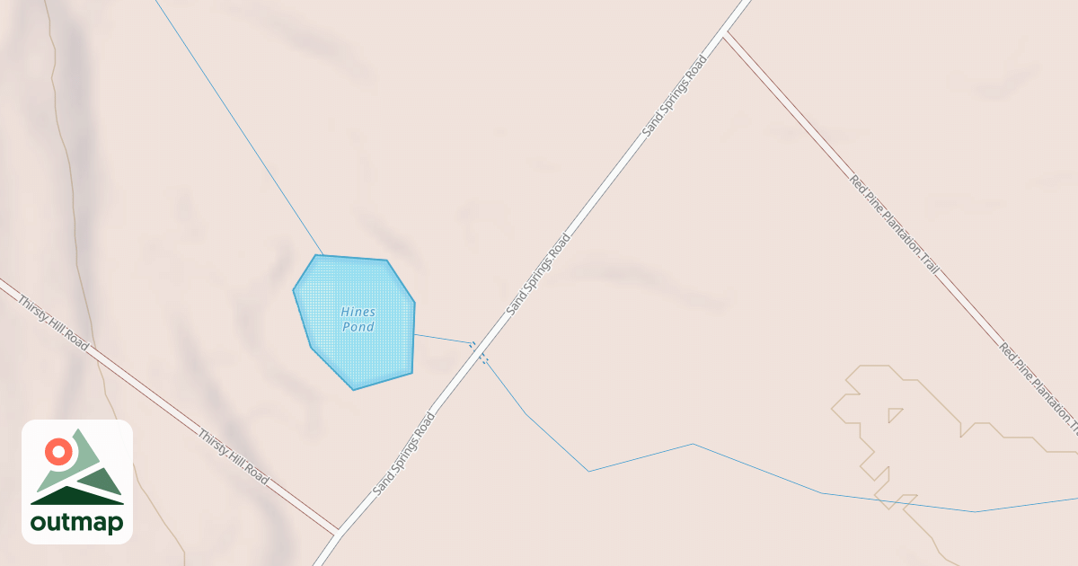 Map of Pinchot State Forest - Thornhurst Snowmobile Trails