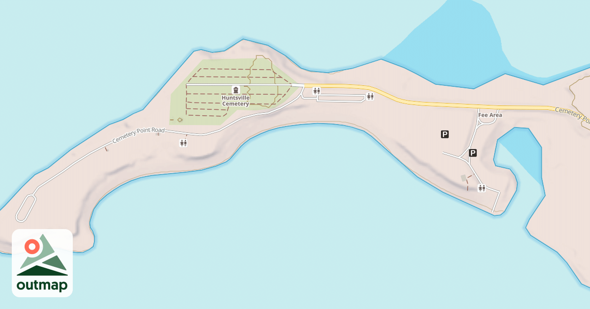 Map of CEMETERY POINT
