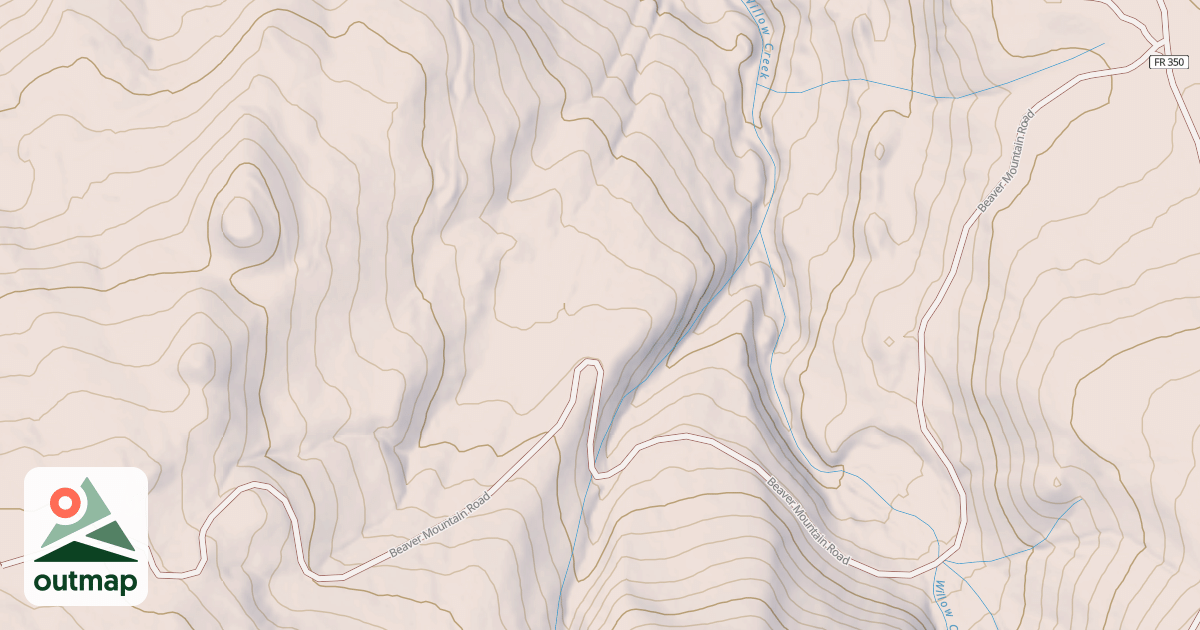 Map of BEAVER MTN