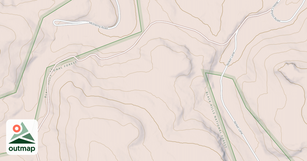 Map of BOLES CANYON BR 7J