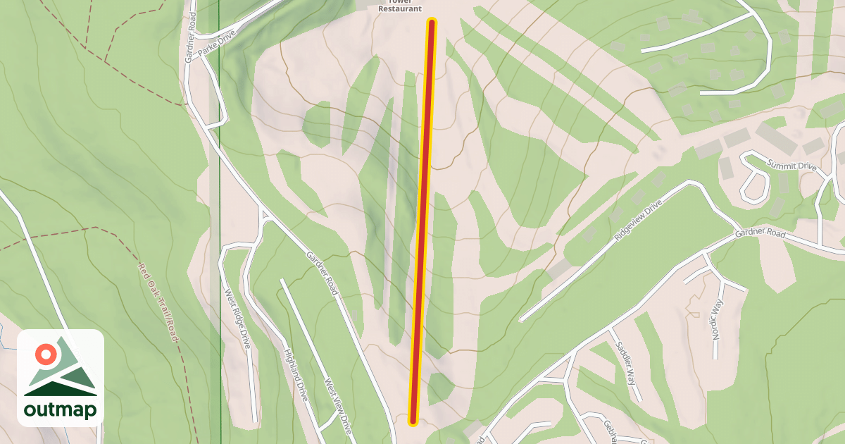 Map of Sunset Lift