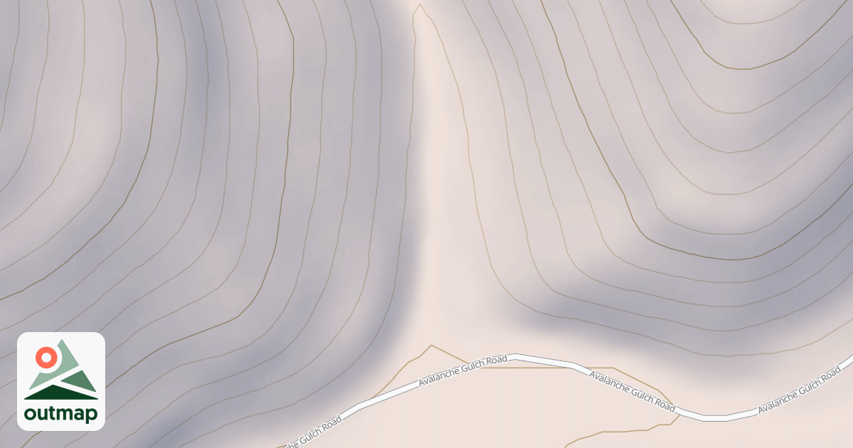 Map of AVALANCHE SPUR C1