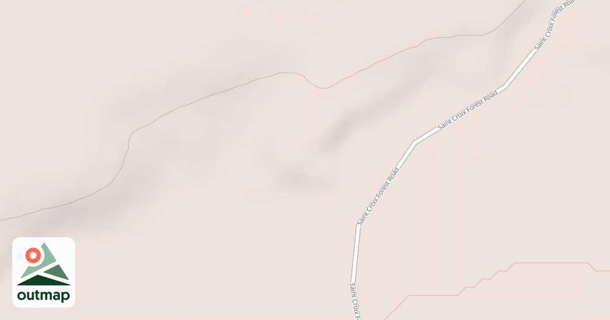 Map of Pine Riders Trail: St. Croix State Forest