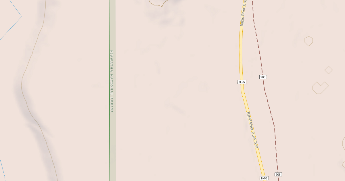 Map preview of RR TRUCK TRAIL SPUR G
