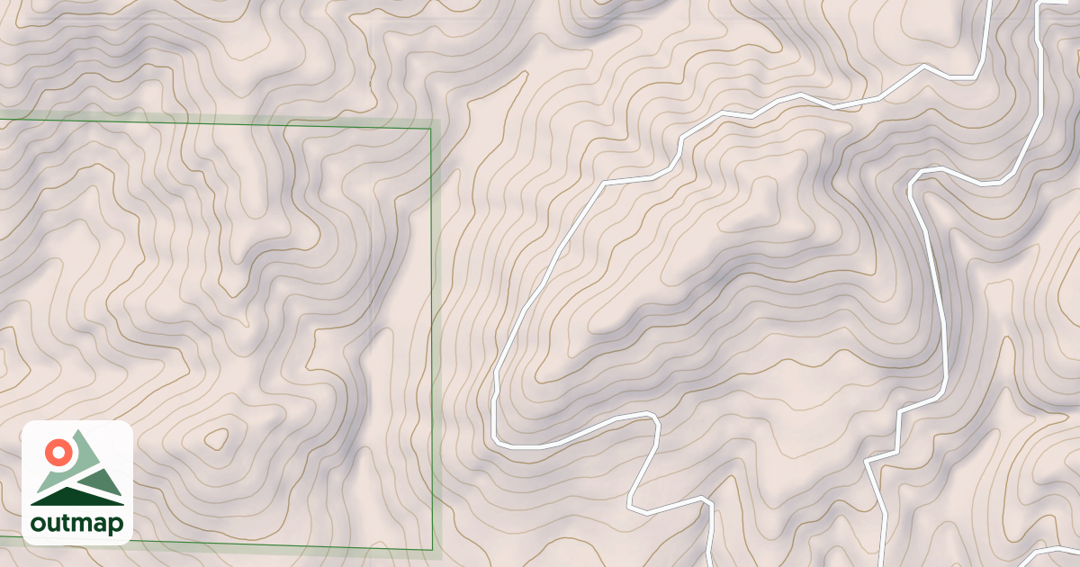 Map of DRY FORK D