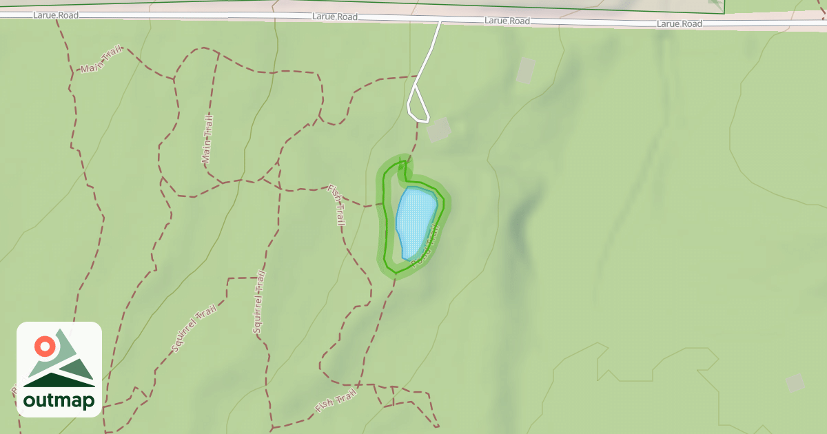 Map of Pond Trail