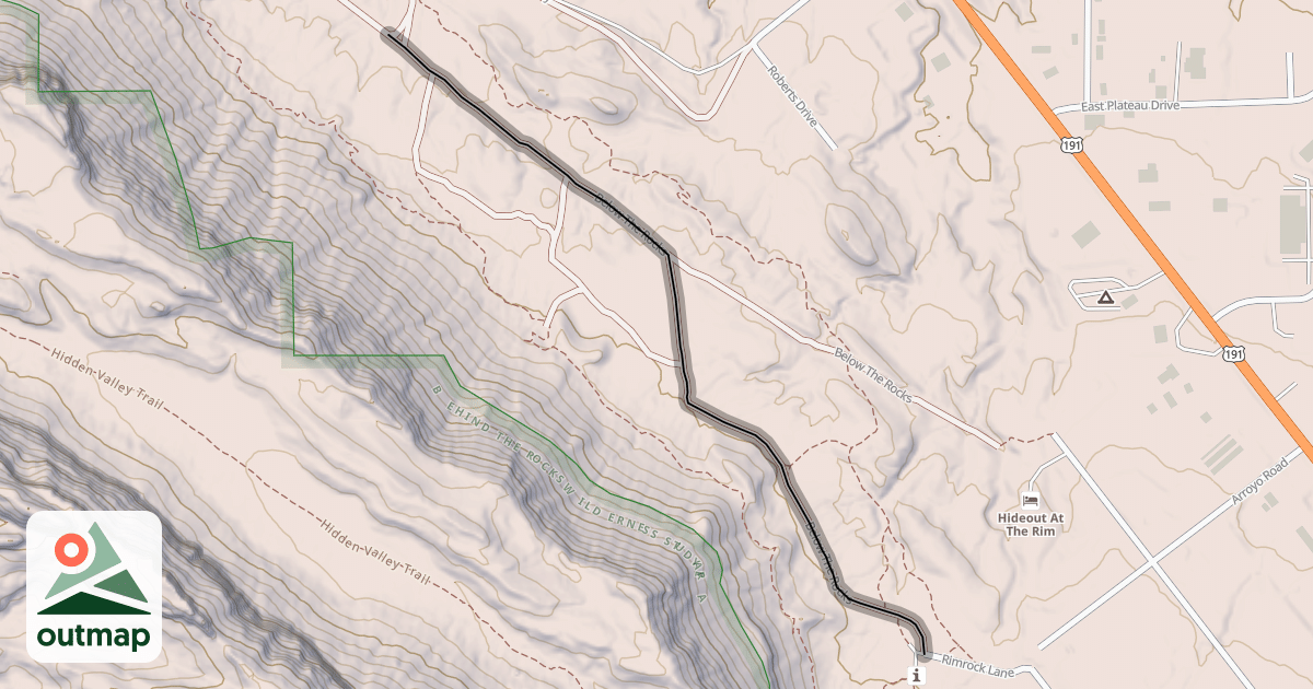 Map of Below The Rocks