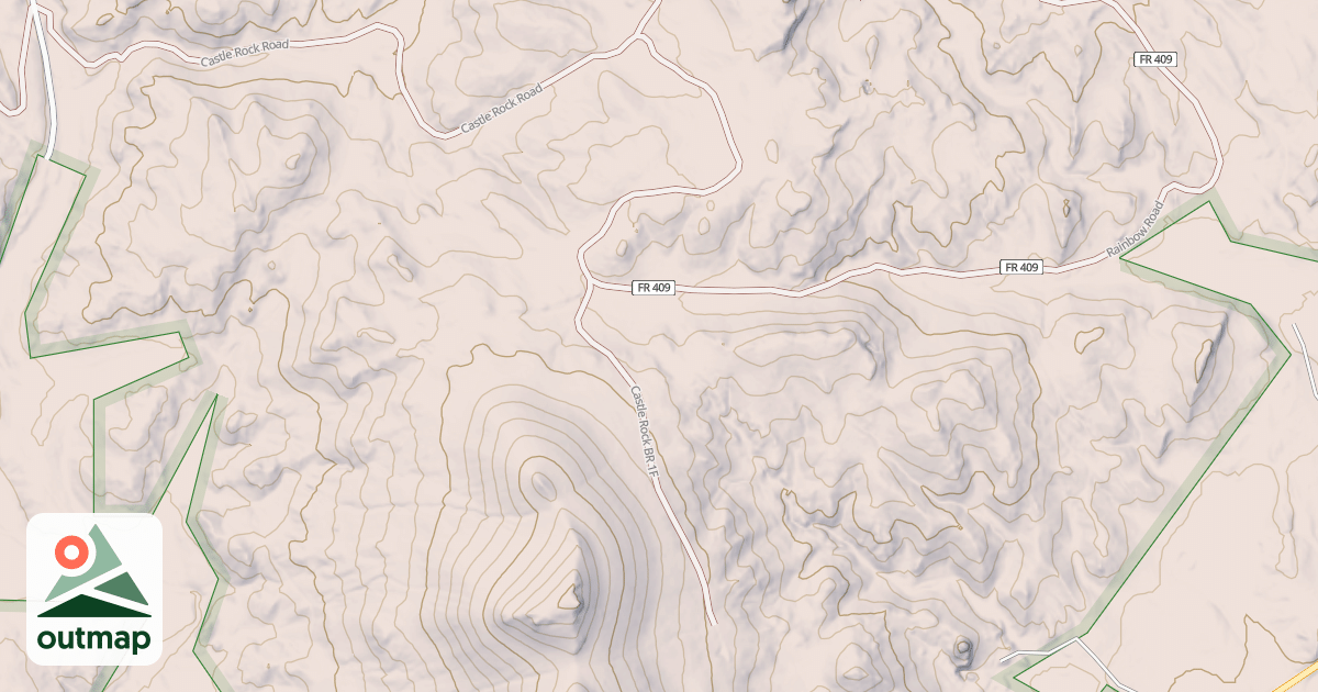 Map of CASTLE ROCK BR 1F