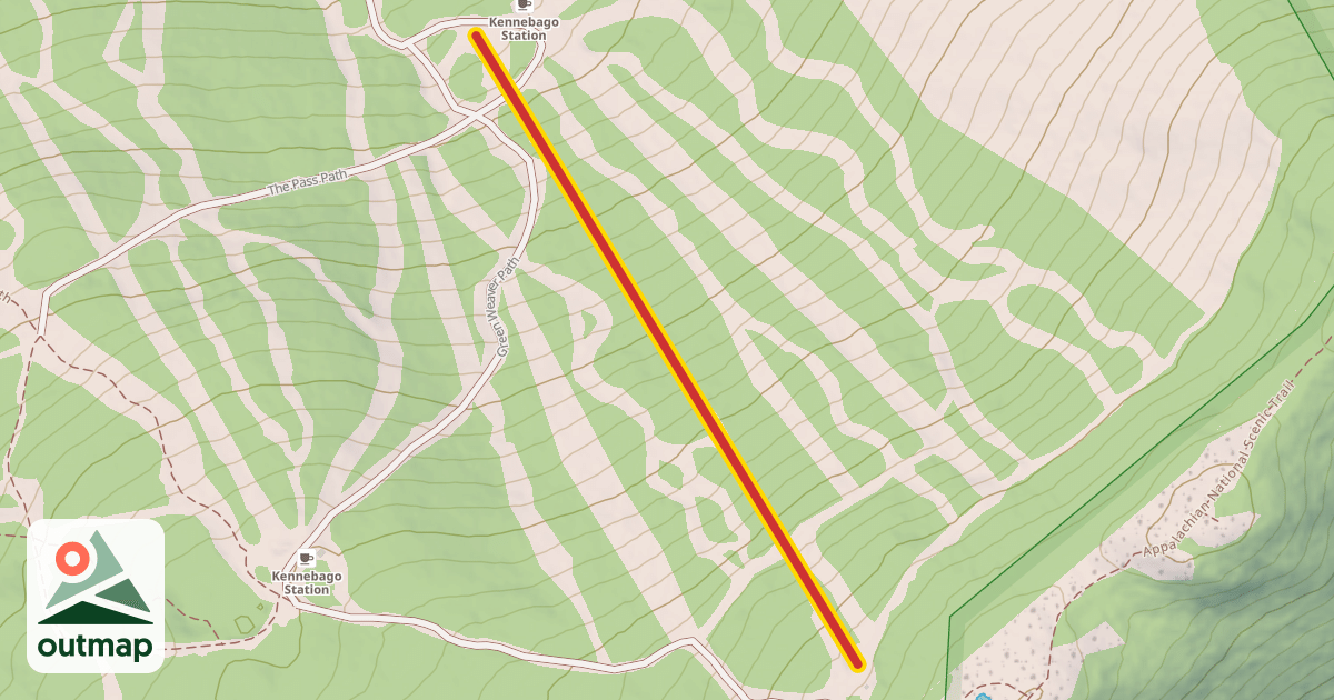 Map of Kennebago Quad