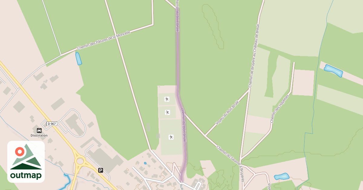 Map of Chemin du Bois Brulé