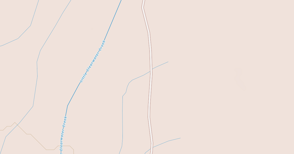 Map preview of Clearwater Creek North