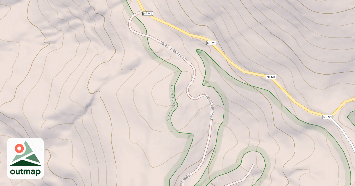 Map of BEAR CREEK