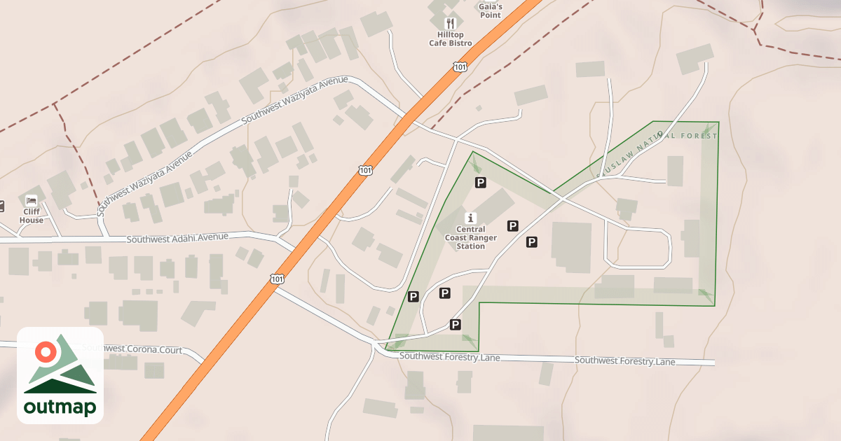 Map of USFS Motor Vehicle Use Map Roads {FC8F2C1E-82DF-47E9-AF79-F01B1276EF9C}