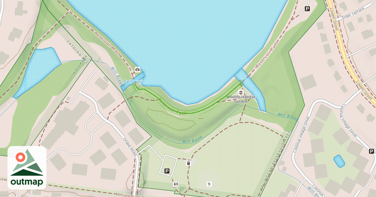 Map of Reservoir Path