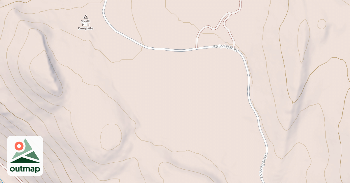 Map of FS FLATS CAMPING SPUR