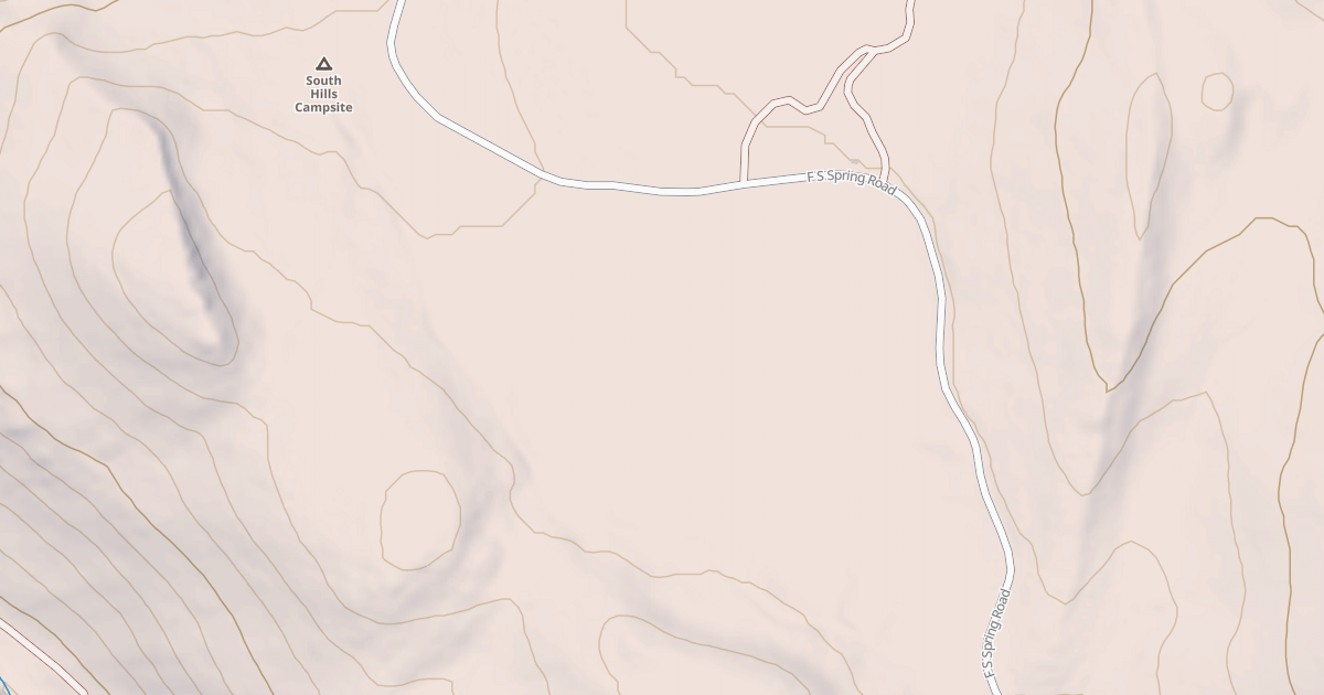 Map preview of FS FLATS CAMPING SPUR