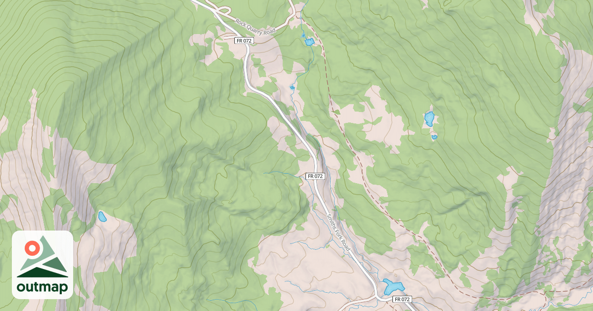 Map of Lander Cutoff Nat Historic Trl