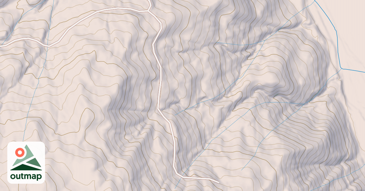 Map of CROOK RIDGE