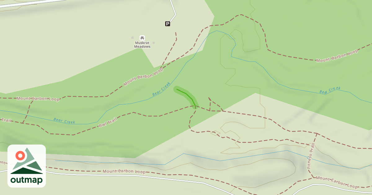 Map of Mt. Carbon Loop