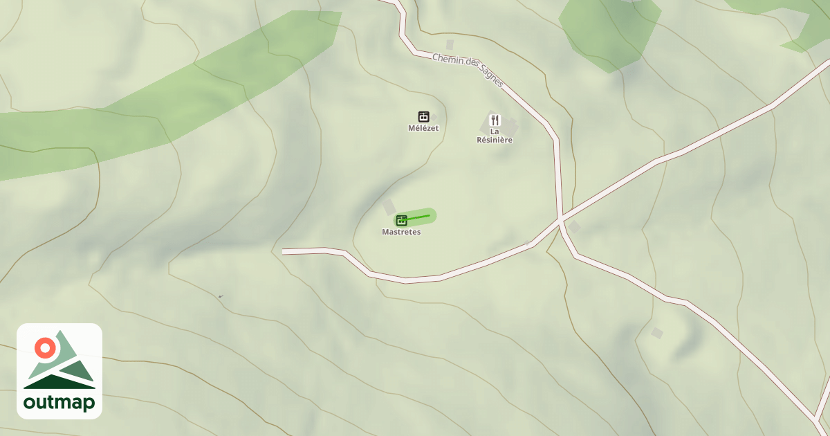 Map of Les Lauzières
