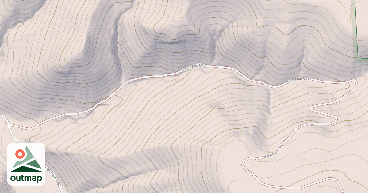 Map of FOUR MILE