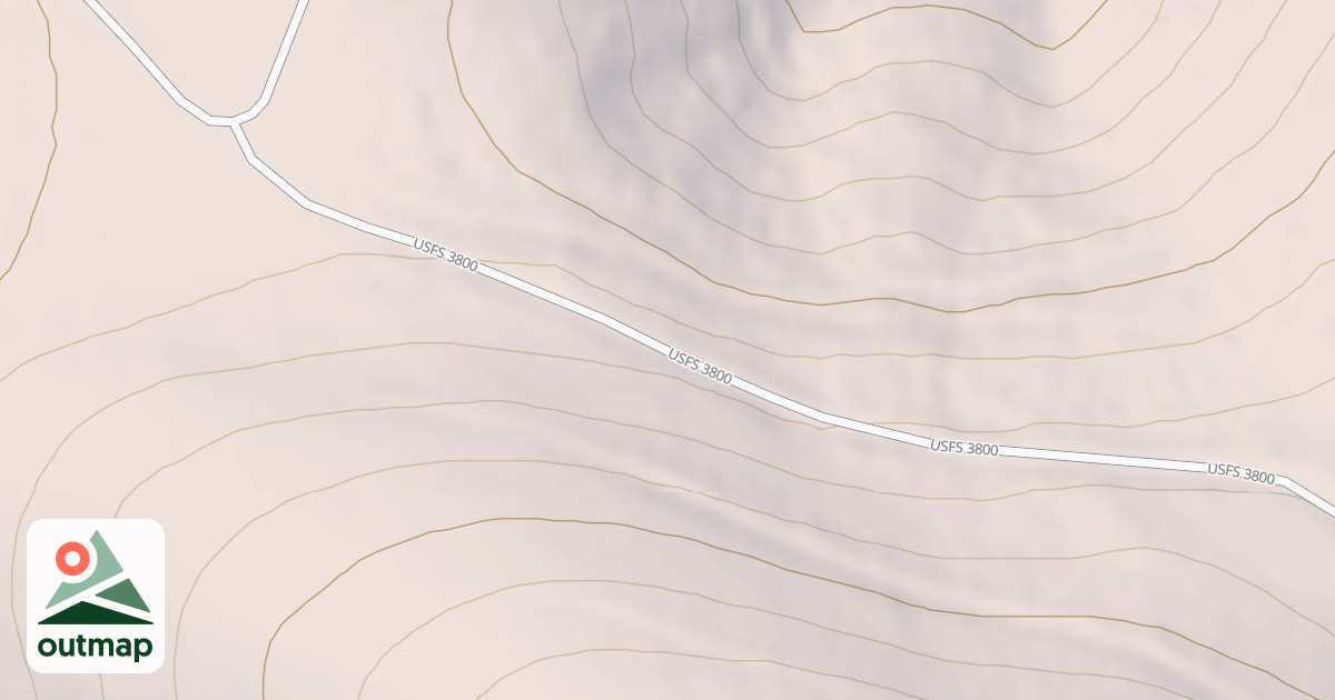 Map of CAMELS HUMP LOOKOUT