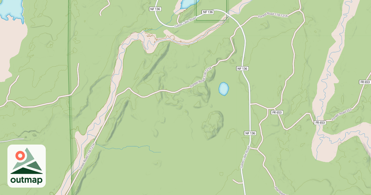 Map of PRICE COUNTY SNOWMOBILE-121A