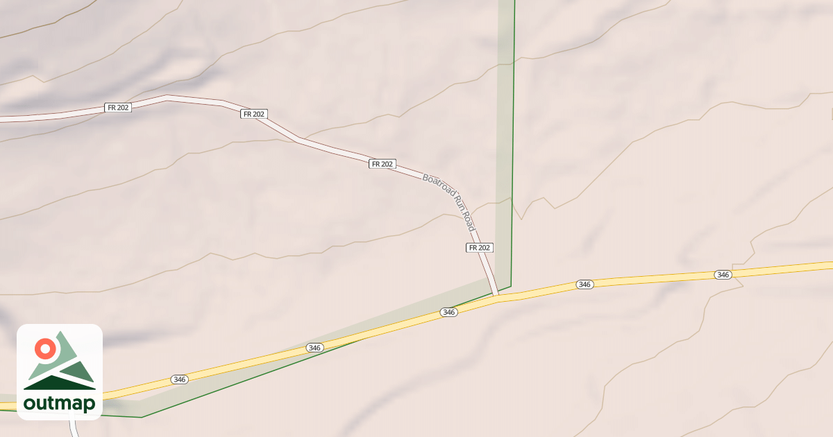 Map of BOATROAD RUN