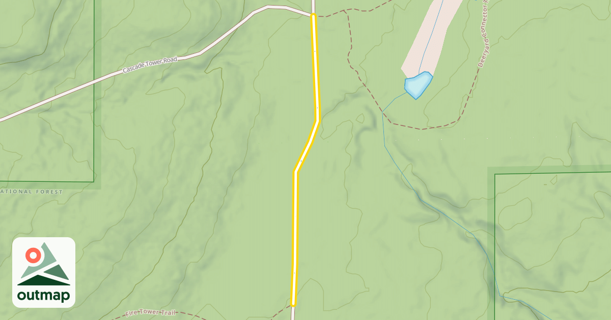 Map of Deer Yard Road